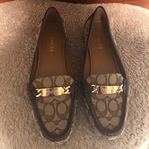 COACH Women’s loafers OLIVE size 10 Brown